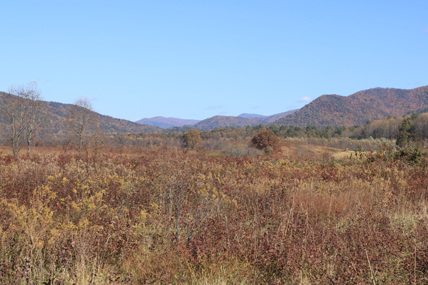 The vast mountain range. Print