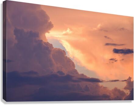 August Clouds Canvas Print