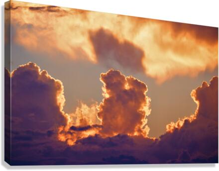 August Clouds Canvas Print