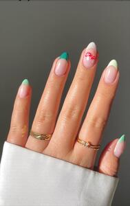 Colorful French Nails