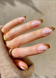 Red French Nails