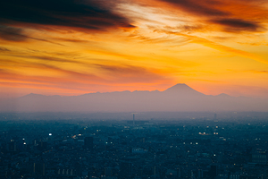 Tokyo sunset
