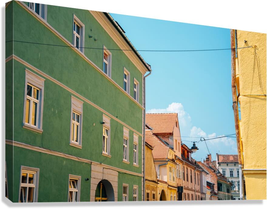 Romania Sibiu old town Canvas Print