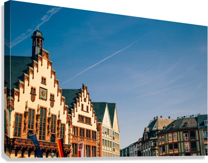 Frankfurt Romerberg old town Canvas Print