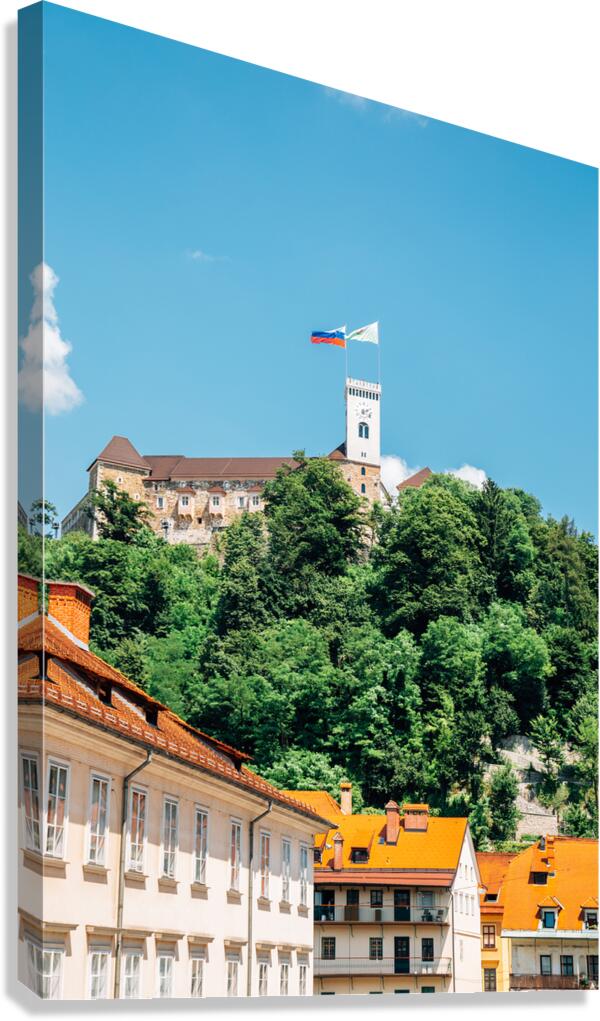 Ljubljana castle Canvas Print