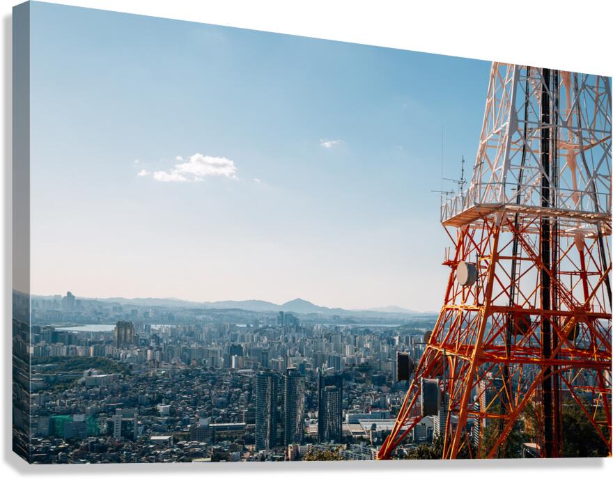 Seoul cityscape Canvas Print