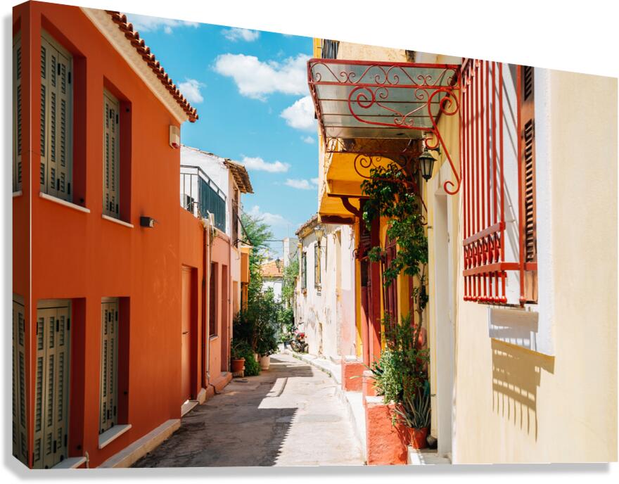 Athens Plaka Canvas Print