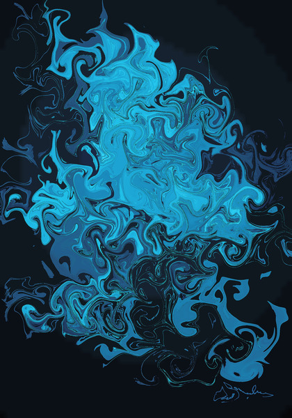 Blue Universe2 by Ana Goncalves