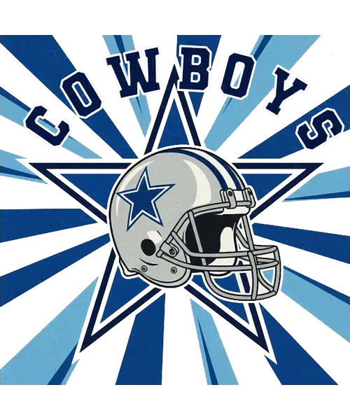 Dallas Cowboys 1 by Mary R Packard