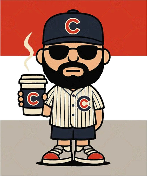 Chicago Cubs 41 by Mary R Packard
