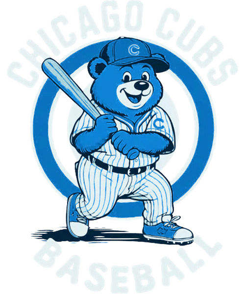 Chicago Cubs 25 by Mary R Packard