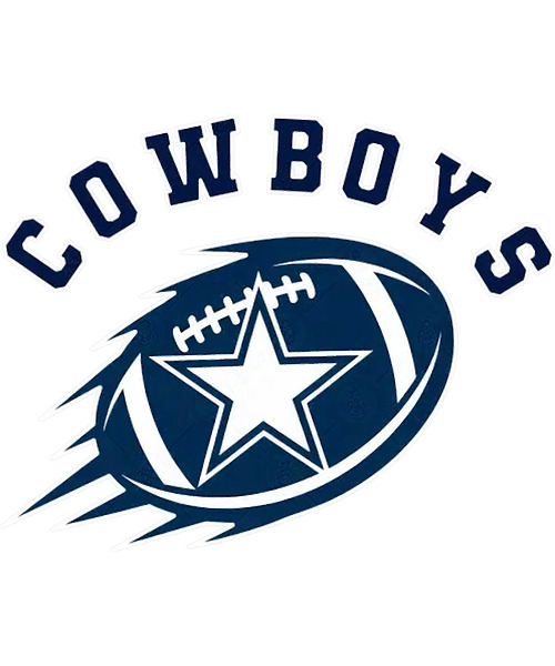 Dallas Cowboys 8 by Mary R Packard