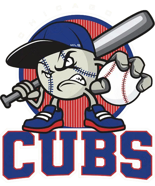 Chicago Cubs 22 by Mary R Packard