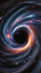 Incredible force of a supermassive black hole as it gracefully interacts with a galaxy