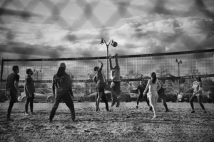 Beach volleyball 4 Print