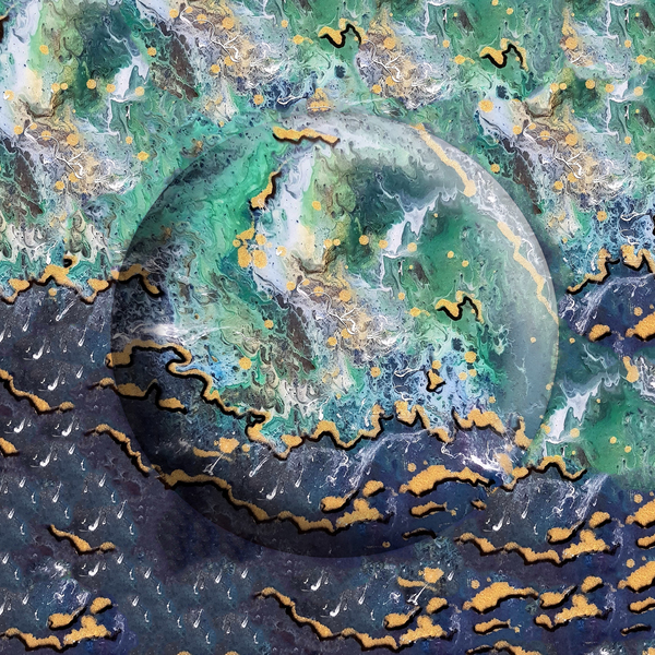 ArtProgram - Resin art - Abstract sea by ArtProgram