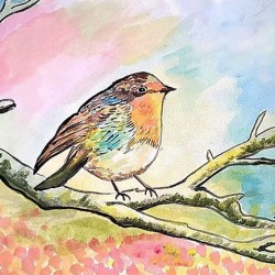 ArtProgram   Bird over a tree