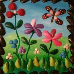 ArtProgram - Flowers and leaves with shells