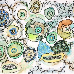 Artprogram   abstract underwater plants green