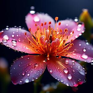 A Close-Up of a Radiant Purple Flower Blooming in the Soft Glow of Morning Light 6