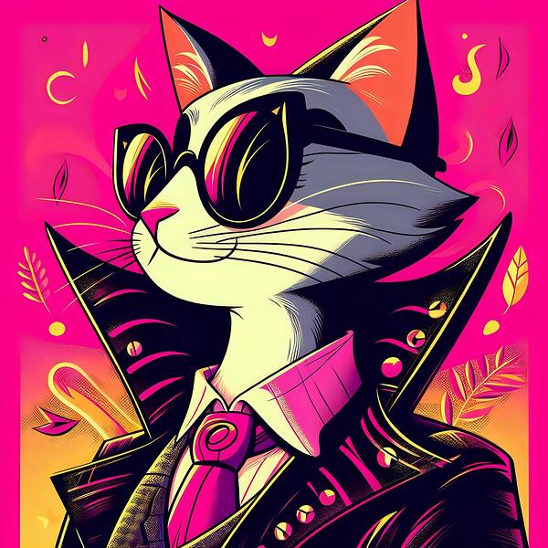 Stylish Animal with Attitude 20 by JoeJoe