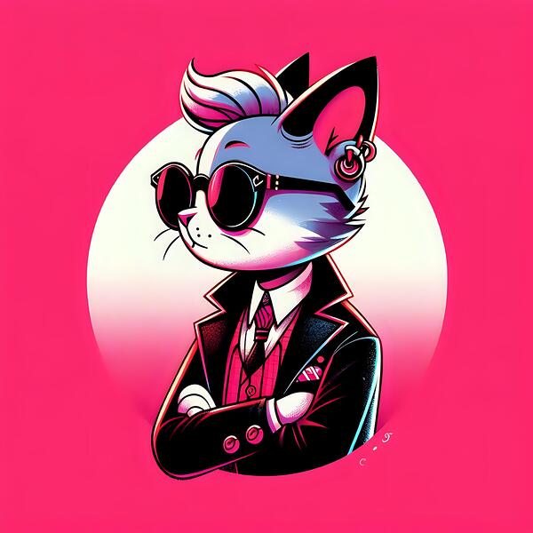 Stylish Animal with Attitude 12 by JoeJoe