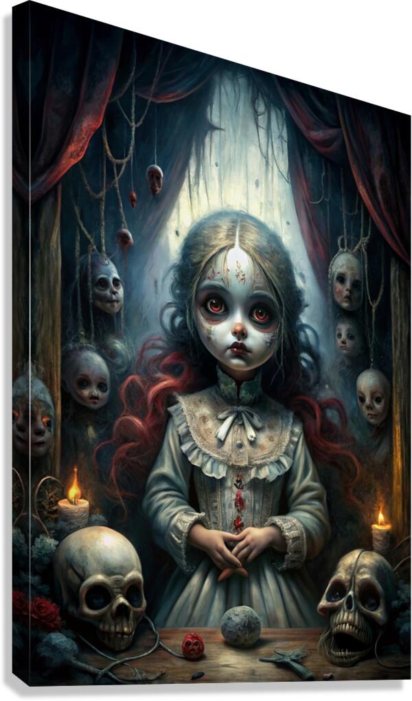 A Haunting Night 5 Canvas Print