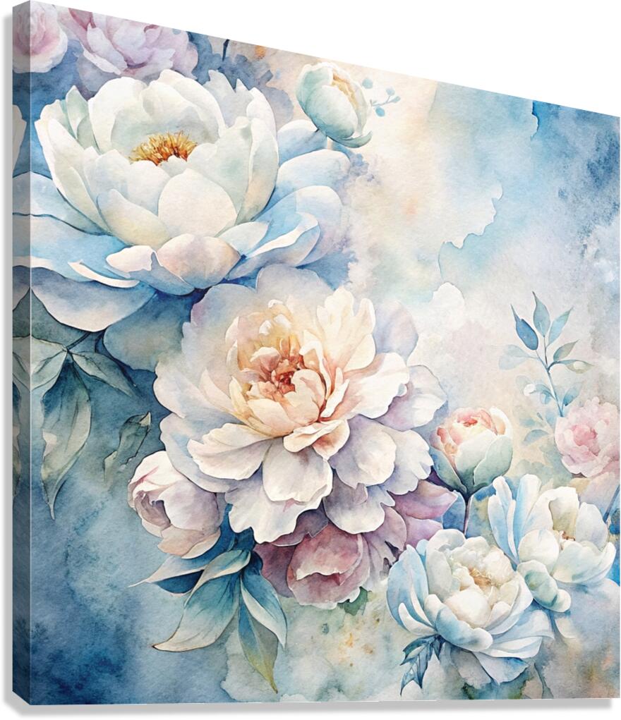Ethereal Blooms 1 Canvas Print