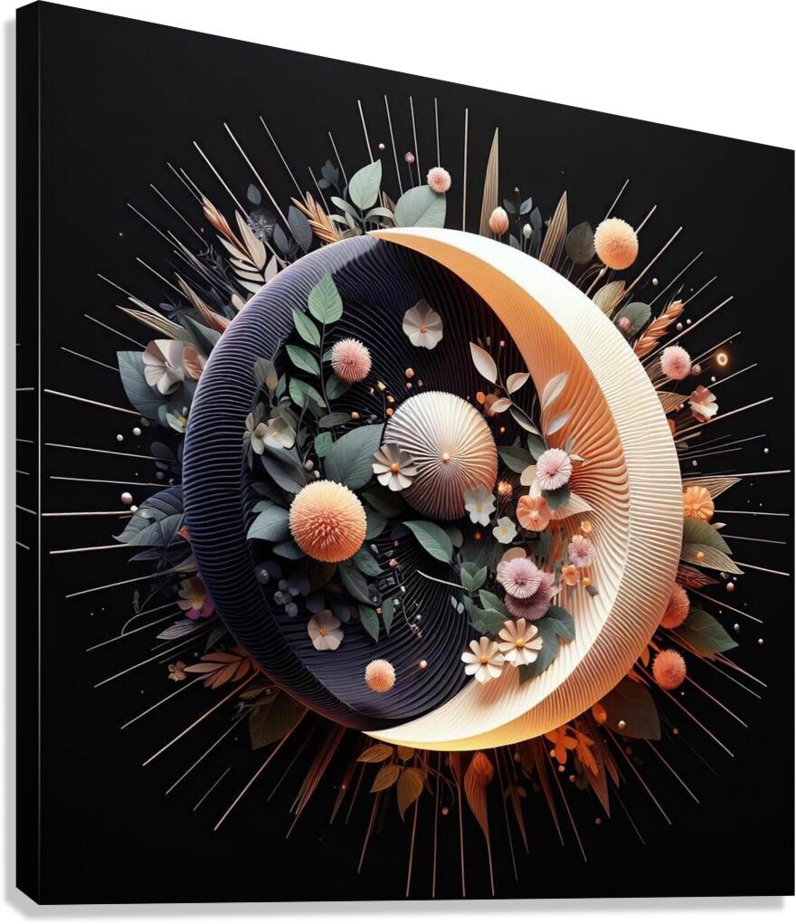 Nature Meets Geometry 16 Canvas Print