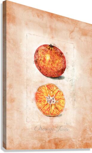 Orange Juice Canvas Print