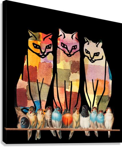 3 Cats    Canvas Print