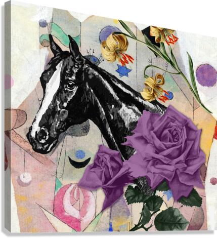 Horse Stilo   Canvas Print