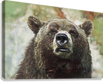 Mana Bear Canvas Print