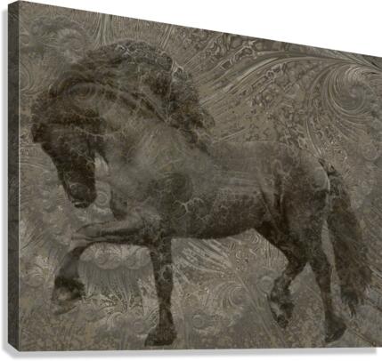 Dissolving Stallion  Canvas Print