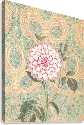 Pink Dahlia Canvas Print