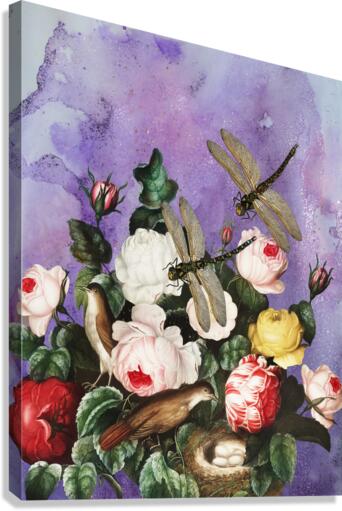 Floral Nest Canvas Print