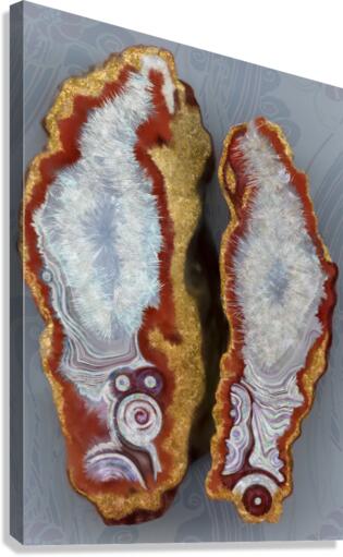 Geode Duet Canvas Print
