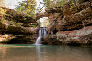 hocking hills waterfall