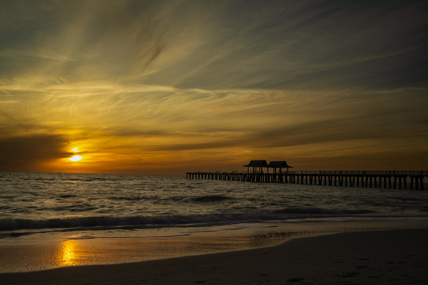 Naples sunset by Annette Gregory