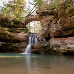 hocking hills waterfall