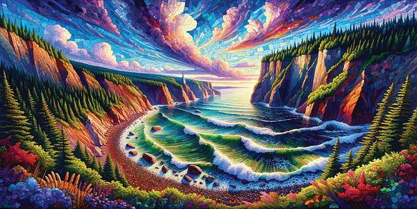 Bay of Fundy Nova Scotia:  Number  1 Print