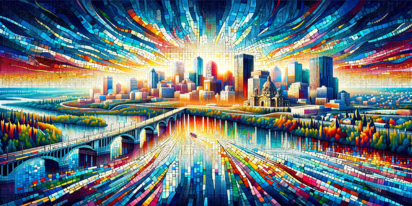 Edmonton Alberta: Number 1 Print