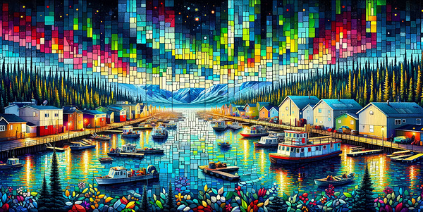 Yellowknife Northwest Territories:  Number 1  by Maple Mosaic Designs
