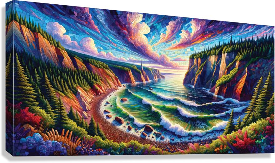 Bay of Fundy Nova Scotia:  Number  1 Canvas Print