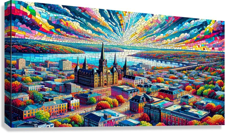 Fredericton New Brunswick:  Number 1  Canvas Print