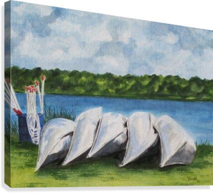 Lazy River  Canvas Print