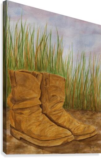 Randy's Boots Canvas Print