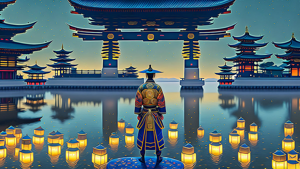Toro Nagashi Print