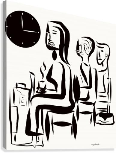 waiting Canvas Print
