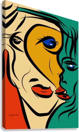 faces Canvas Print